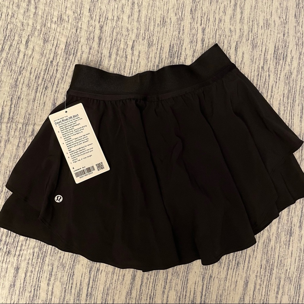 Lululemon Court Rival High Rise Skirt